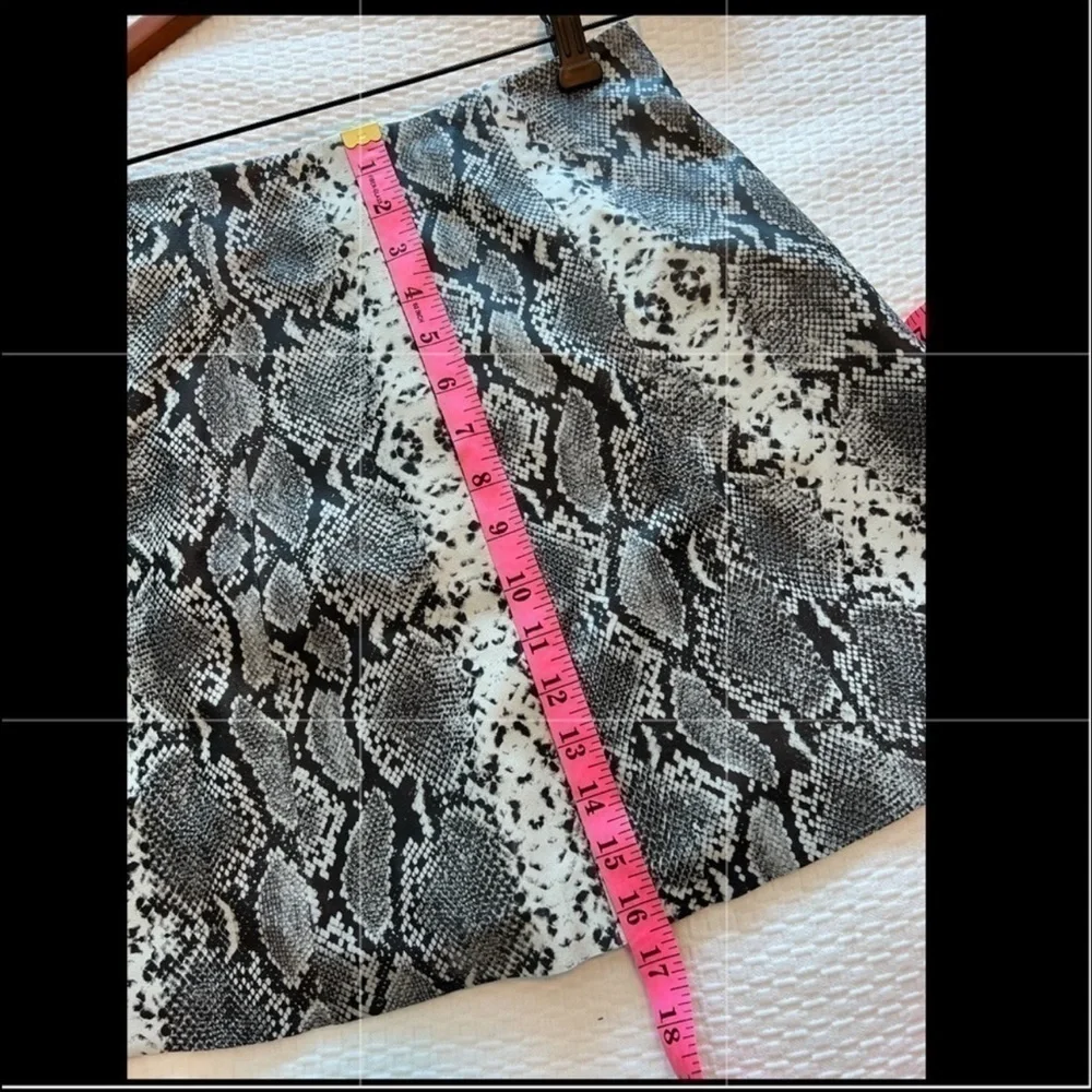 Veda python leather skirt - Picture 7 of 12